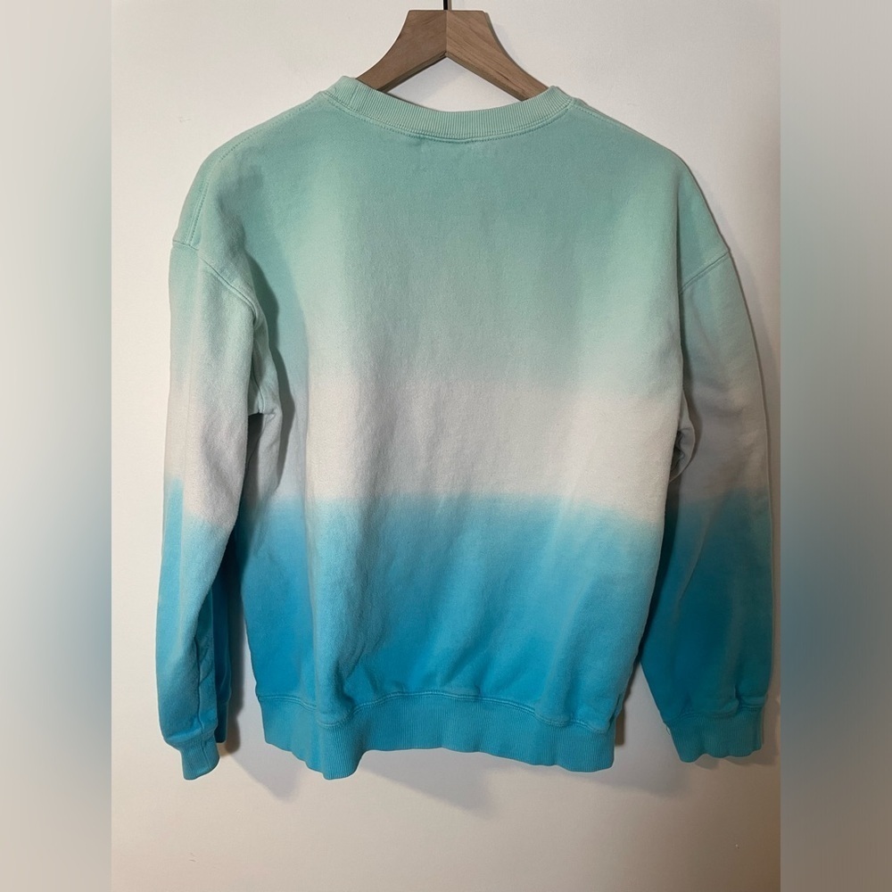 Mickey Mouse Ombré Pullover Crewneck Sweatshirt Walt Disney World Women’s Medium - Picture 4 of 7